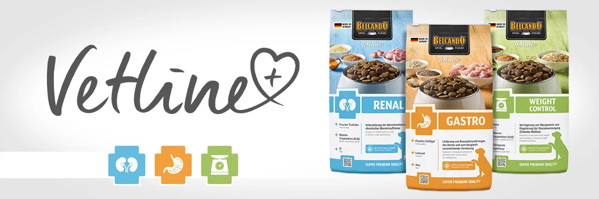 Belcando Vetline: le confezioni Renal, Gastro e Weight Control